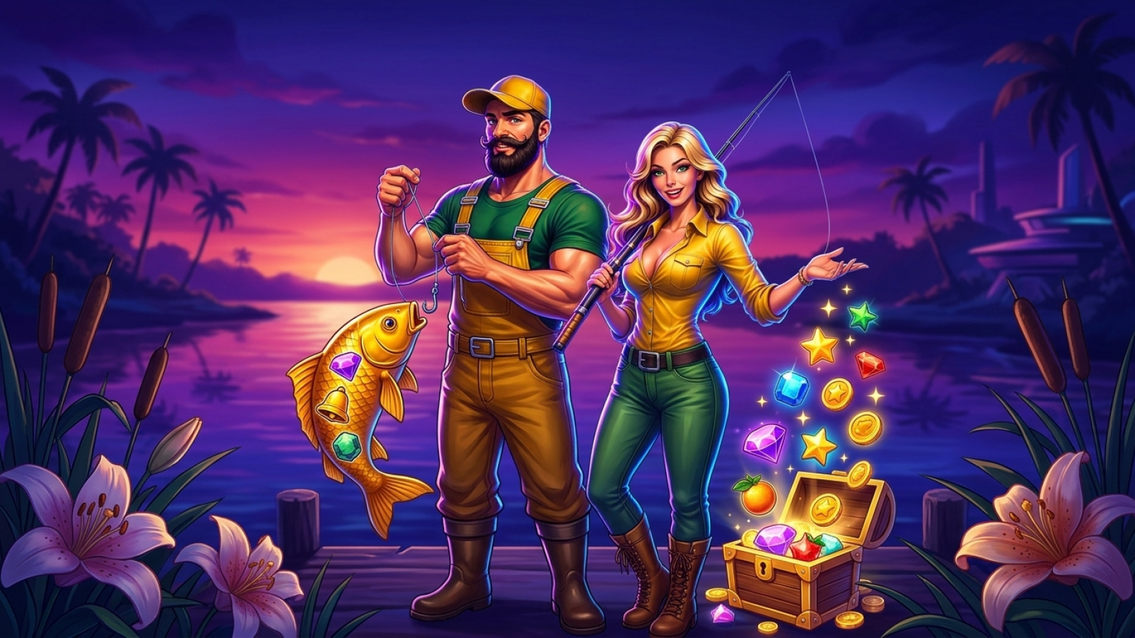 V.Vegas Casino: Illustrative Szene; Bewertung: 9.8/10; Lizenz: Curacao Gaming Control Board